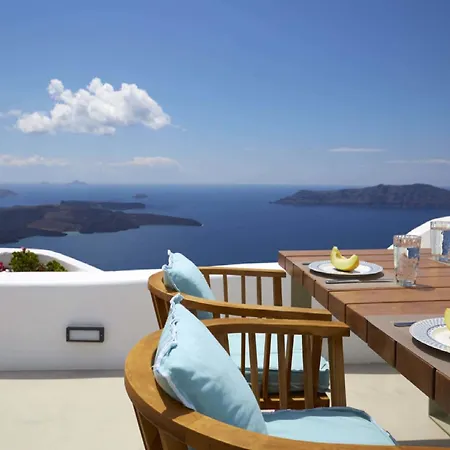 빌라 Wonderful Santorini | Caldera View Cave House | 2 Bedrooms | Private Terrace With Hot Tub And Outdoor Dining Area | Panoramic Sea Views | *