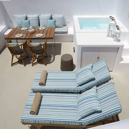Wonderful Santorini | Caldera View Cave House | 2 Bedrooms | Private Terrace With Hot Tub And Outdoor Dining Area | Panoramic Sea Views | Villa *